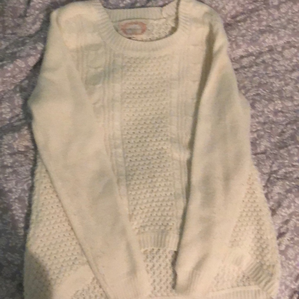 Cream sweater